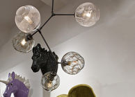 Transparent phân nhánh Bubbles Glass Đình Lights Đối với phòng ăn trang trí