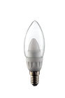 Gốm E14 Led Globe Bulbs 3,5 Watt 270 ° CE / ROHS ấm trắng