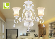 Contemporary 3 Light LED Chandelier Lights trắng Với CE / ROHS / FCC