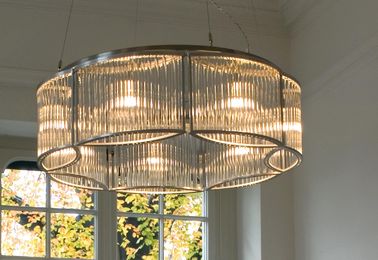 High End trong nhà 7 ánh sáng sang trọng Crystal Chandelier cho Bệnh viện Lobby và Banquet Hall