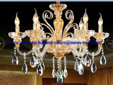 Tùy chỉnh sang trọng tinh thể đèn LED dây chuyền khách sạn, LED tùy chỉnh đèn Đèn