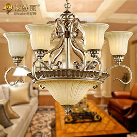 Kính treo Funky Rèn Sắt Đèn chùm, đèn Pendant lớn