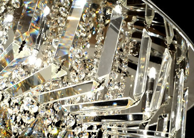 Sang trọng pha lê trần đèn Lắp, Contemporary trần độc đáo gắn Chandelier
