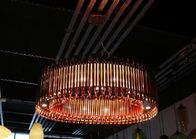 LED hiện đại Chandelier Lights Bông hồng vàng Chandelier Đối với khách sạn trang trí