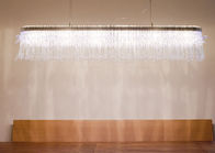 Transparent Led treo đèn Ice - Crystal Rectangle Pendant chiếu sáng