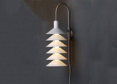 White Metal Treo Pendant Lights 60W cho chủ trang trí CE UL RoHS