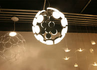 Nhôm Acrylic LED Đình Ánh sáng hiện đại không đầy đủ đèn Sphere Đối Living Room