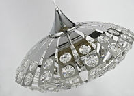 UFO Shape K9 Crystal Chandelier Pendant Light cho Phòng ăn / Khách sạn