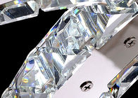 Luxury K9 pha lê Chrome 18W LED hiện đại Chandelier chiếu sáng 7500K - 8000K cho Bar / Khách sạn