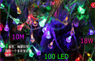 100 Bóng đèn 18 Watt ngoài trời LED dây Đèn ấm trắng, đèn LED Globe Chuỗi Lights