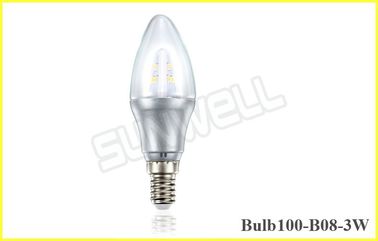 3w Glass Shape LED nến Bulb E14 Chandelier Epistar Led Chips