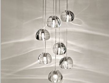 Transparent Glass treo Pendant Lights cho trang trí nội thất