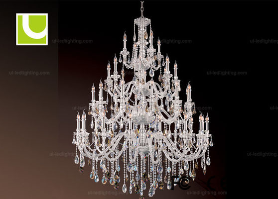 Unique bạc 24 Modern Chandelier Ánh sáng đạc Đối giặt Phòng / hành lang