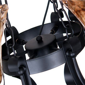 3 Light trang trí Wrought Iron Chandelier Retro và Phong cách truyền thống