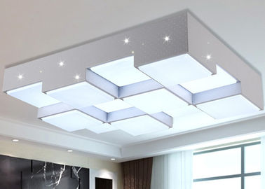 Nhà trắng Rèn Sắt Đèn trần 64W LED sắt Chandelier
