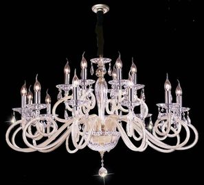 Truyền thống sang trọng Crystal Chandelier Ánh sáng đạc CE / RoHS / FCC