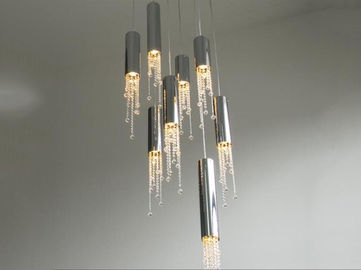 Luxury Crystal Chandelier Light, Đèn chiếu sáng LED cho Villas