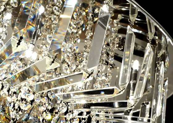 Sang trọng pha lê trần đèn Lắp, Contemporary trần độc đáo gắn Chandelier