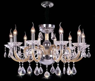 Baccarat E14 / E27 đương đại Crystal Chandelier chiếu sáng Với 18 Lights