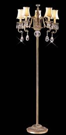 Brass Durable đương đại Crystal Chandelier chiếu sáng với LED công suất cao