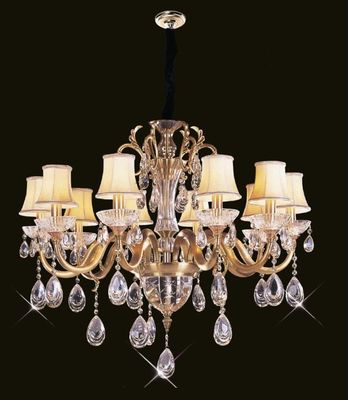 Cao Lumen 18 Lights 1050 x 820mm Crystal Chandelier Lighting / Thương LED chiếu sáng Pendant