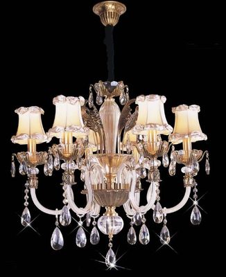 Cao Lumen 18 Lights 1050 x 820mm Crystal Chandelier Lighting / Thương LED chiếu sáng Pendant