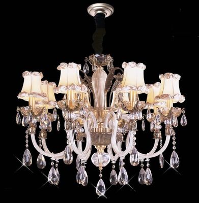 Cao Lumen 18 Lights 1050 x 820mm Crystal Chandelier Lighting / Thương LED chiếu sáng Pendant