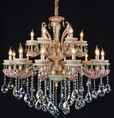 Khách sạn lớn Crystal Chandelier 130 x105 cm H Với 20 Lights viện