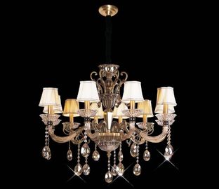 30 vũ khí lớn hiện đại Crystal Chandelier chiếu sáng Không Dizzy Đối với khách sạn / hành lang