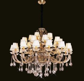 30 vũ khí lớn hiện đại Crystal Chandelier chiếu sáng Không Dizzy Đối với khách sạn / hành lang