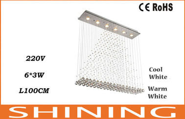 220V / 110V Cool White 18W LED pha lê trần đèn Hoàn Vàng