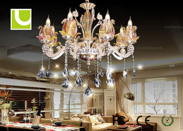 Truyền thống treo K9 pha lê trần đèn LED Pendant Chandelier Đối Living Room