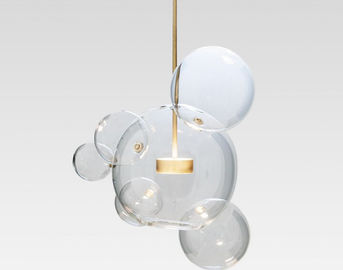 Glass Ball Đèn chùm Sets, LED Chandelier Lamp Đối Hotel And Living Room