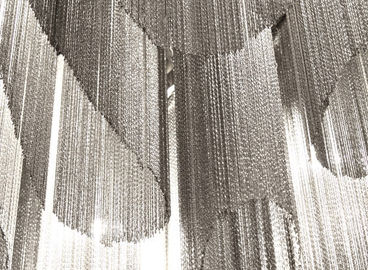 Modern nhôm sạn Đèn chùm Inox Chandelier chiếu sáng