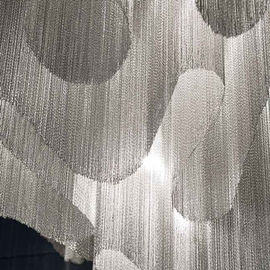 Modern nhôm sạn Đèn chùm Inox Chandelier chiếu sáng