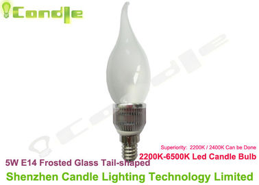E14 Crystal Chandelier 360 Led Candle Light Bulb 5W CE RoHS, Warm trắng