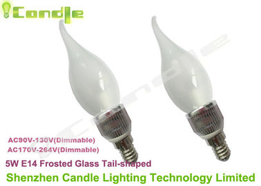 E14 Crystal Chandelier 360 Led Candle Light Bulb 5W CE RoHS, Warm trắng