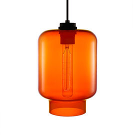 Pendant Lamp rõ ràng Glass Shape sang trọng Chai, Đèn chiếu sáng công nghiệp