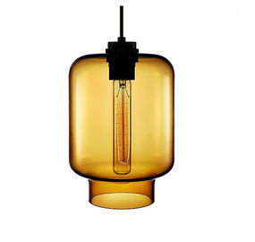 Pendant Lamp rõ ràng Glass Shape sang trọng Chai, Đèn chiếu sáng công nghiệp