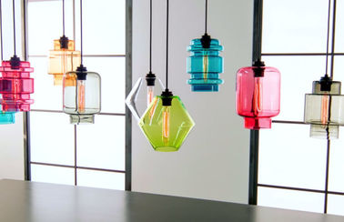 Pendant Lamp rõ ràng Glass Shape sang trọng Chai, Đèn chiếu sáng công nghiệp