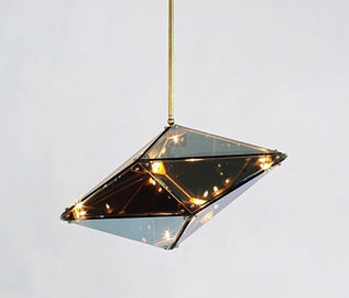 Kim cương Shape Glass Modern Đình Ánh sáng được ưa thích Đối với Thanh Nhà hàng khách sạn
