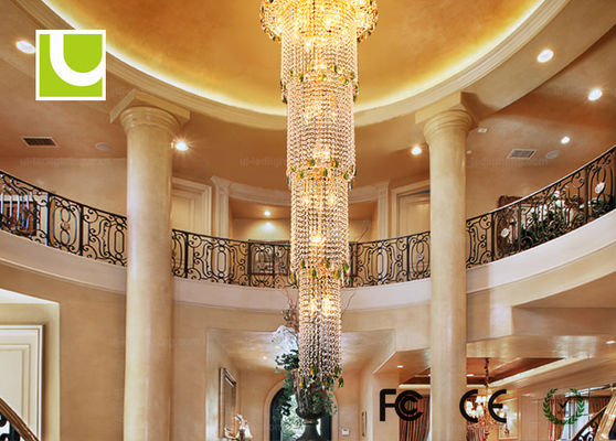 Phòng ăn / Khách sạn Golden LED 80 Chandelier Và Pendant chiếu sáng CE / RoHS