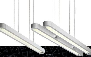 Văn phòng đúp T5 Sliver Đèn treo trần PC nhôm Pendant chiếu sáng