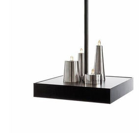 Vòng Hoặc Quảng trường Kim loại Led Chandelier đèn Brilliant Đèn chùm Một chút treo