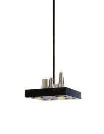 Vòng Hoặc Quảng trường Kim loại Led Chandelier đèn Brilliant Đèn chùm Một chút treo