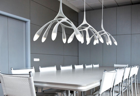 Khách sạn sang trọng ở Chi nhánh Trần thủy tinh Chandelier Resin Bird Paw Chandelier trần