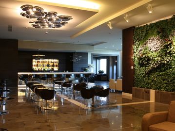 Chrome Skydro Led Lights Chandelier hiện đại với vật liệu hợp kim kẽm ABS + Đối chiếu sáng trang trí thương mại