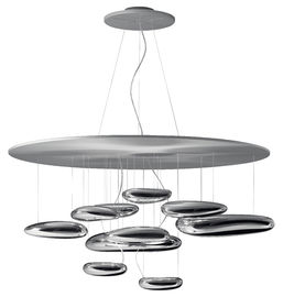 Chrome Skydro Led Lights Chandelier hiện đại với vật liệu hợp kim kẽm ABS + Đối chiếu sáng trang trí thương mại