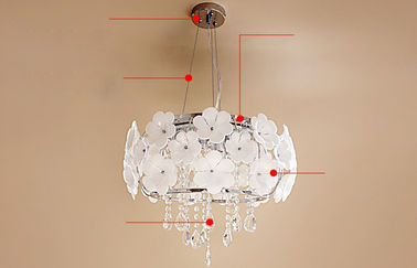 Tranh hoàn thiện K9 Crystal Chandelier nhẹ Đối với phòng ăn