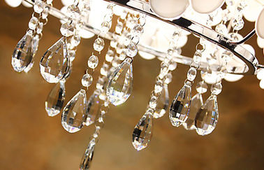 Tranh hoàn thiện K9 Crystal Chandelier nhẹ Đối với phòng ăn
